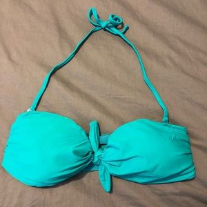 🌴Teal lace back size L bikini top
